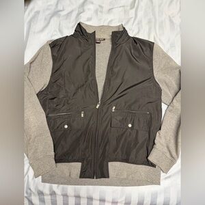 Michael Kors Black and Gray Lightweight Jacket